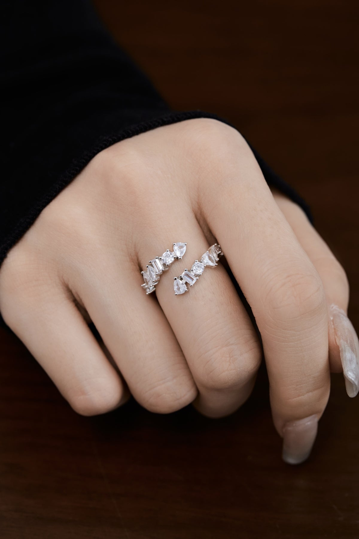 Diamond Cluster Ring