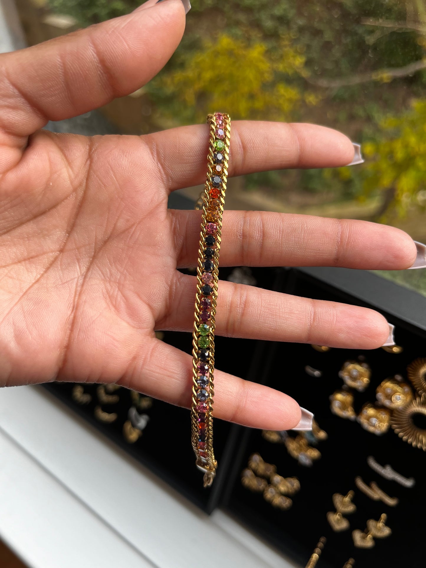 Rainbow Link Bracelet