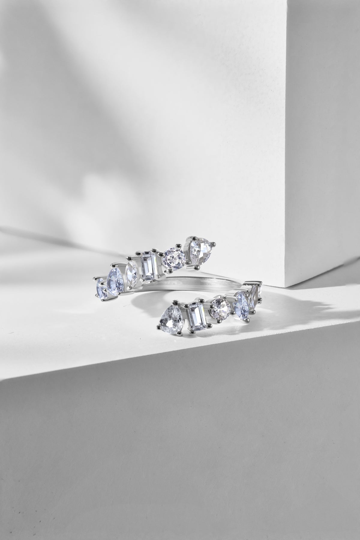 Diamond Cluster Ring