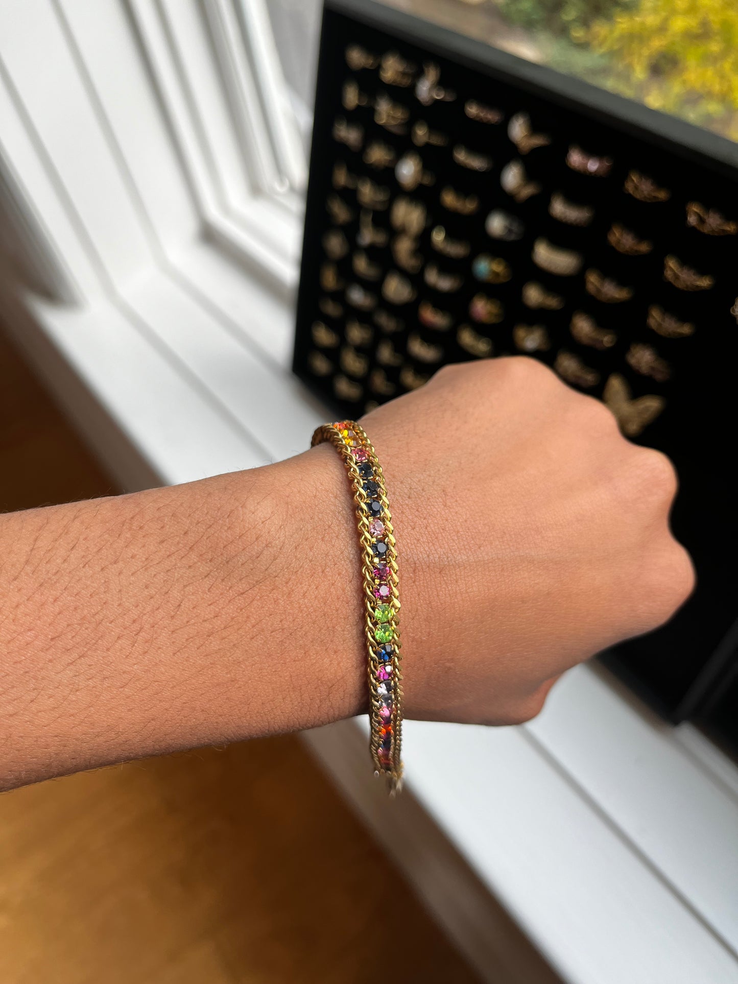 Rainbow Link Bracelet