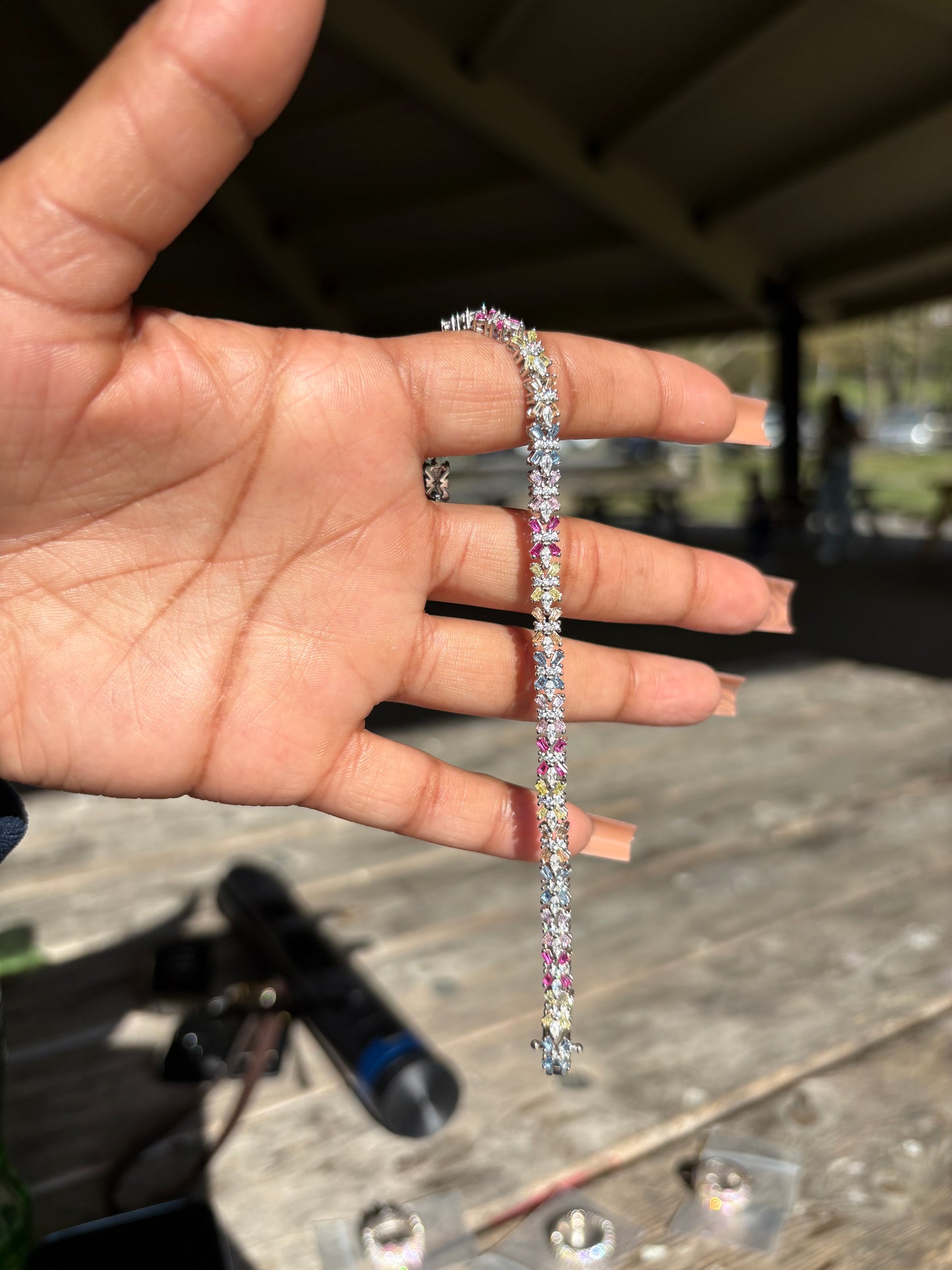 Rainbow Whispers bracelet