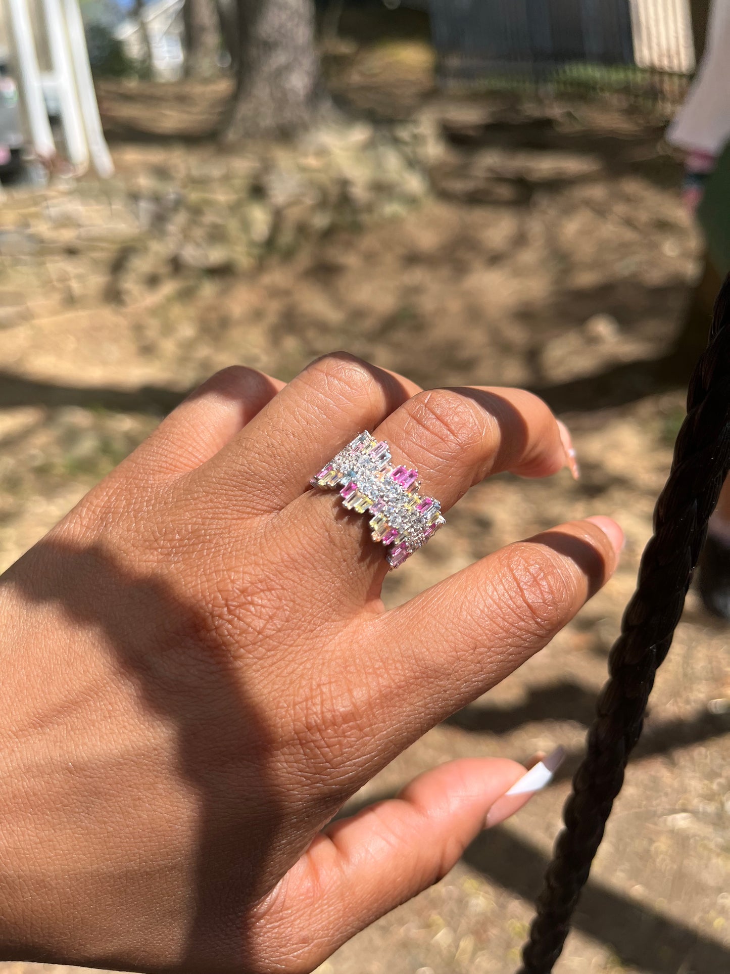 Rainbow Cluster Ring
