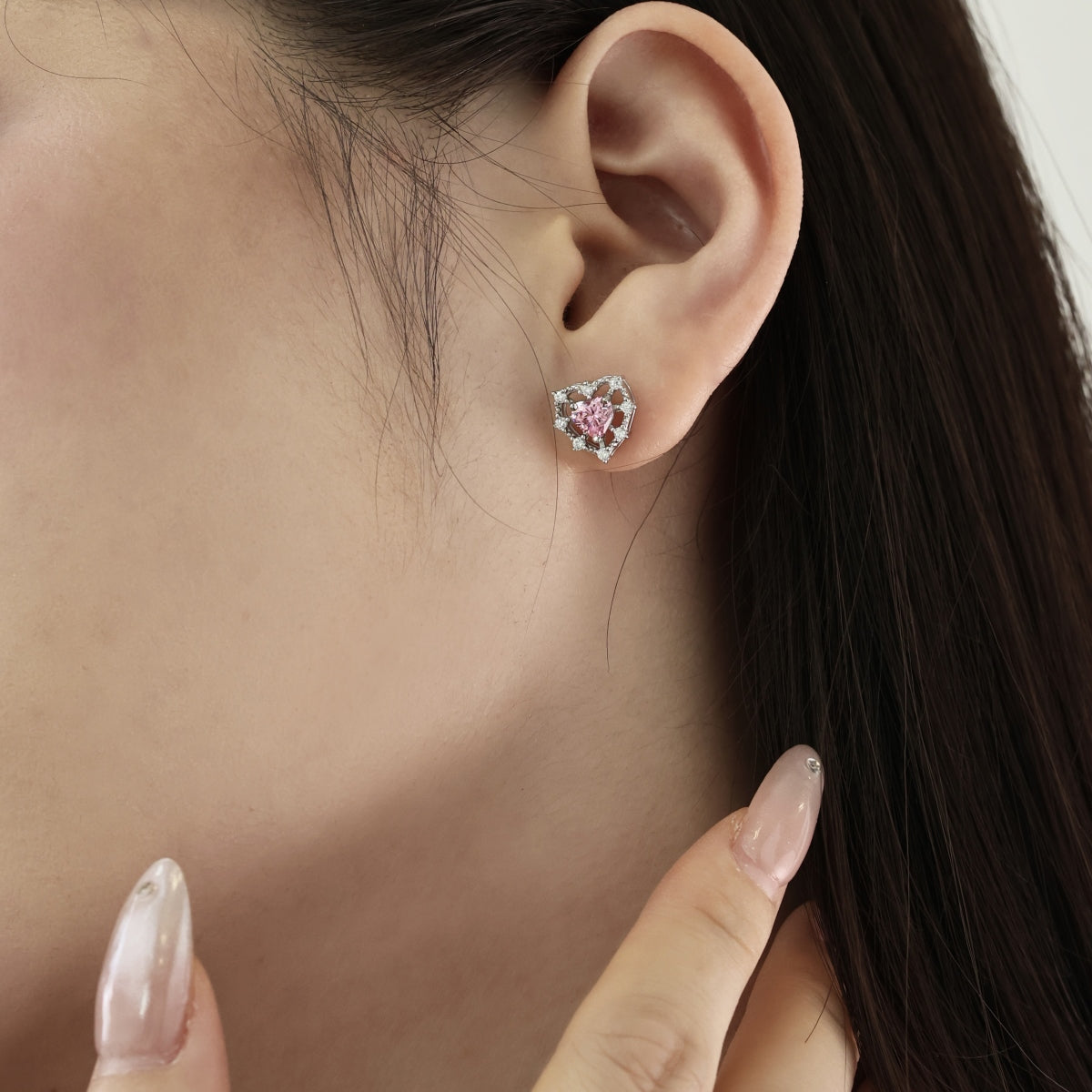 Spider Heart Earrings