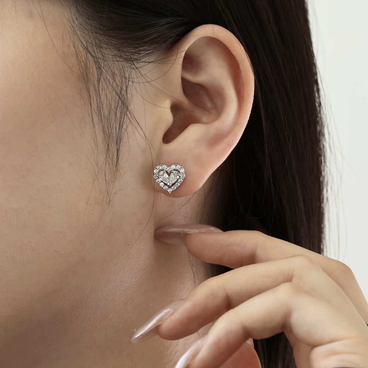 Spider Heart Earrings
