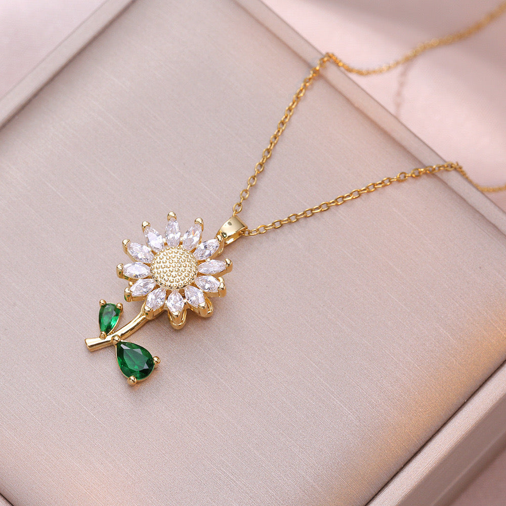 Sunflower Necklace