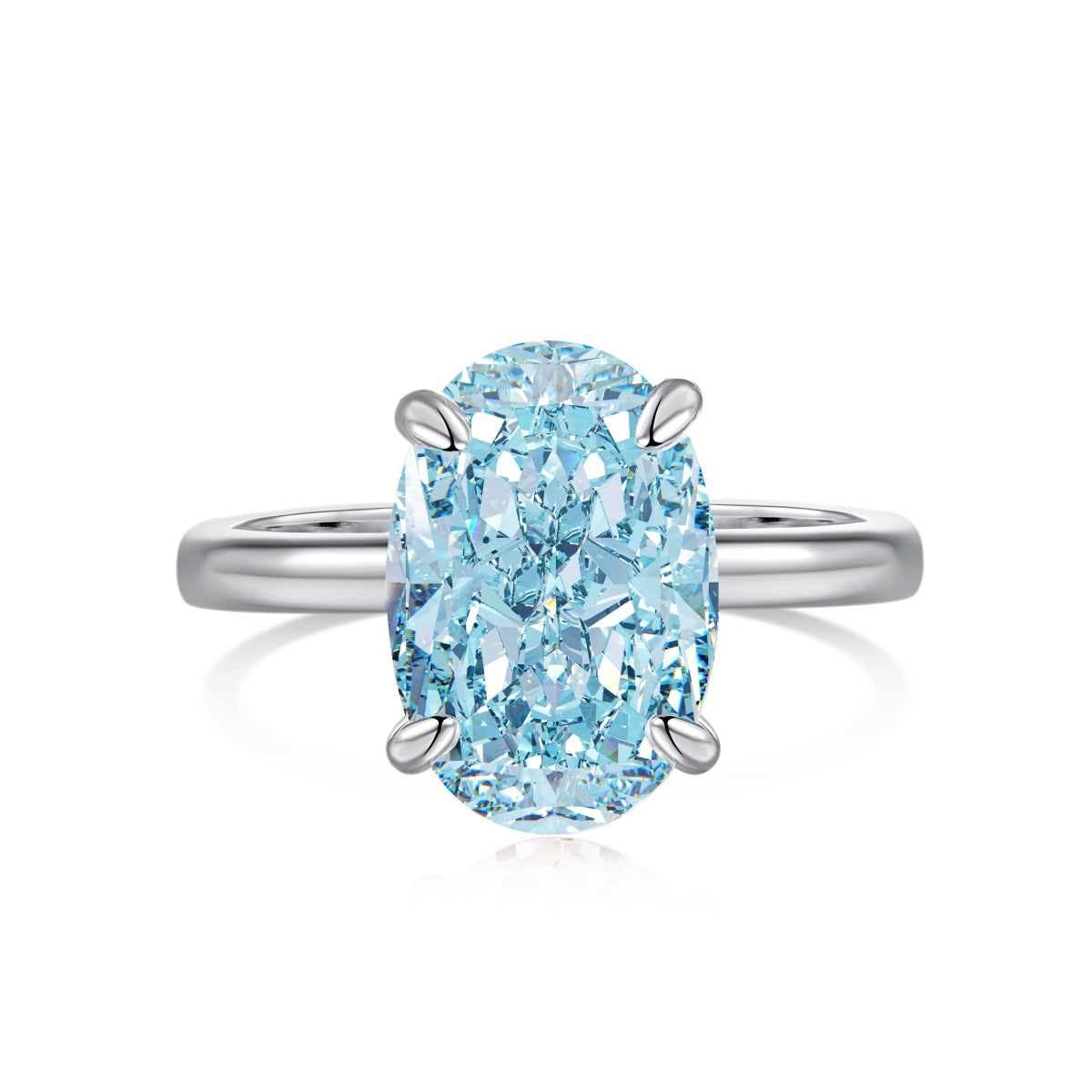 Blue Oval Ring