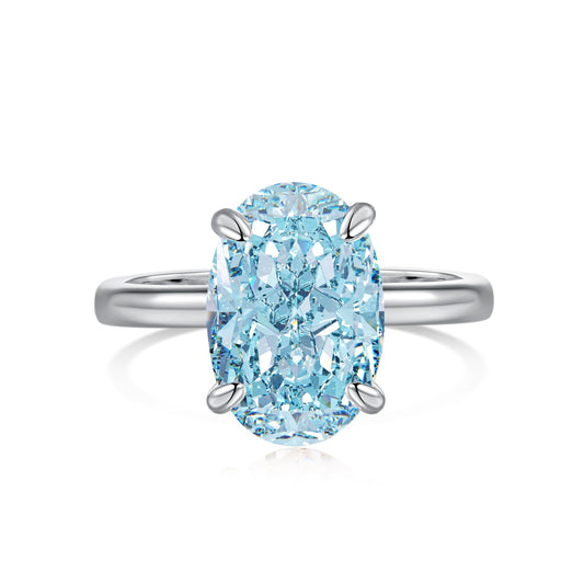 Blue Oval Ring