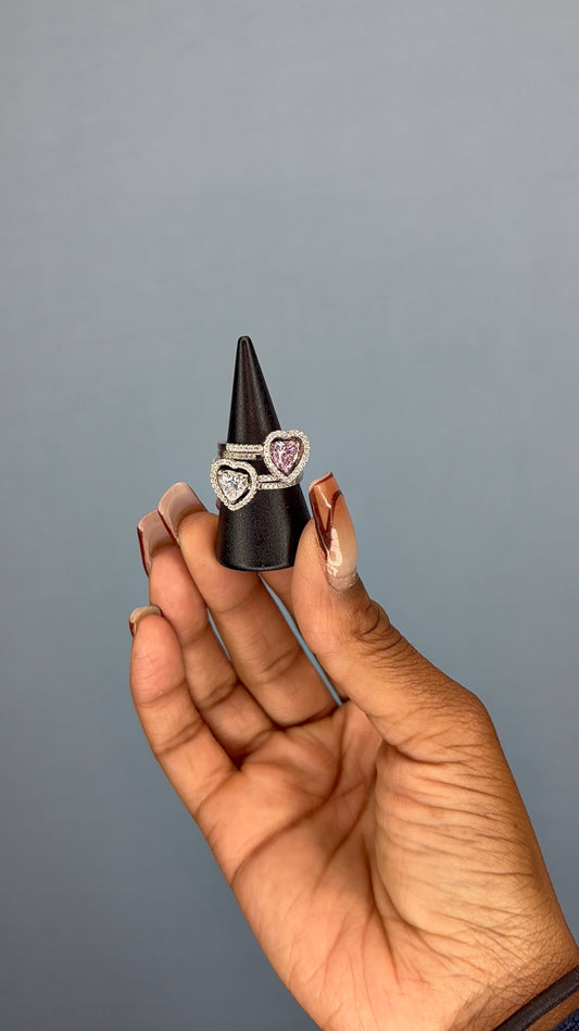 Linked in Love Sterling Silver Ring