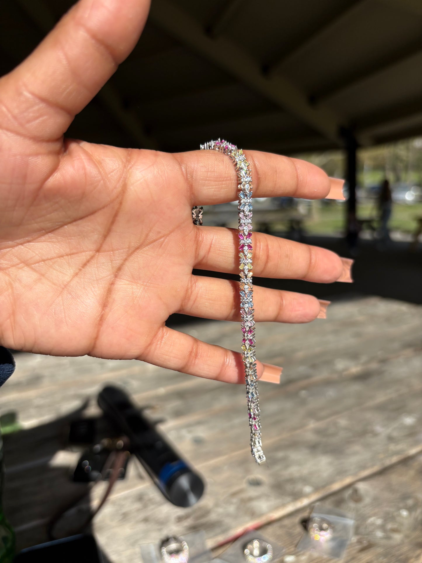 Rainbow Whispers bracelet