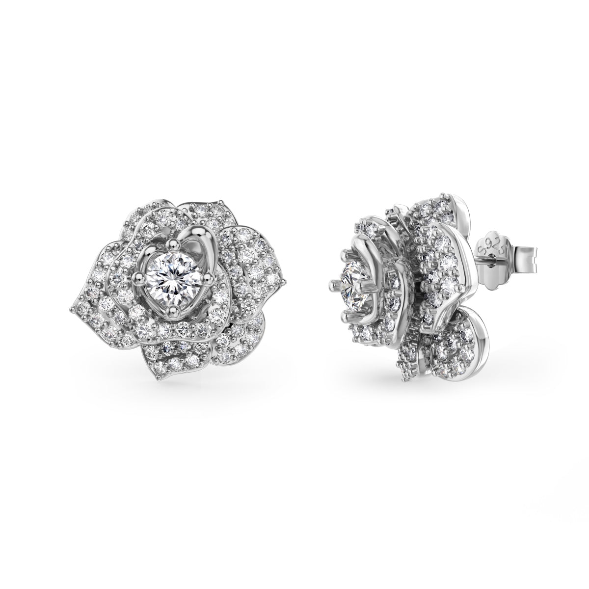 Rose Earrings