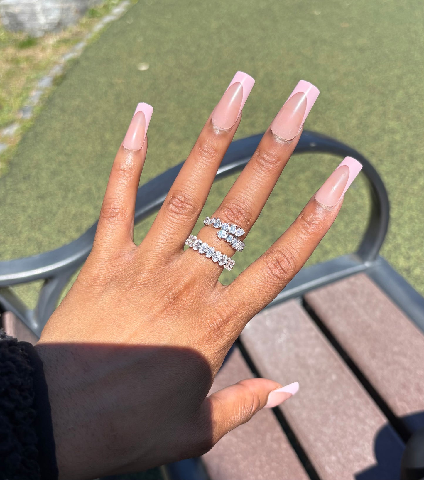 Diamond Cluster Ring