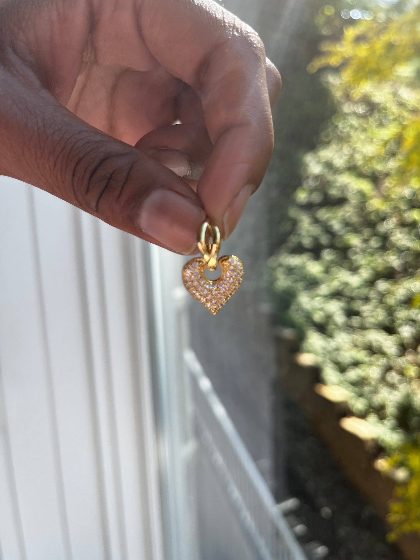 Heart On Ice Earrings