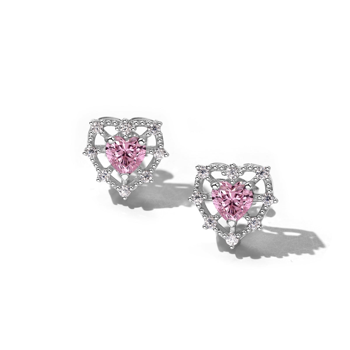 Spider Heart Earrings