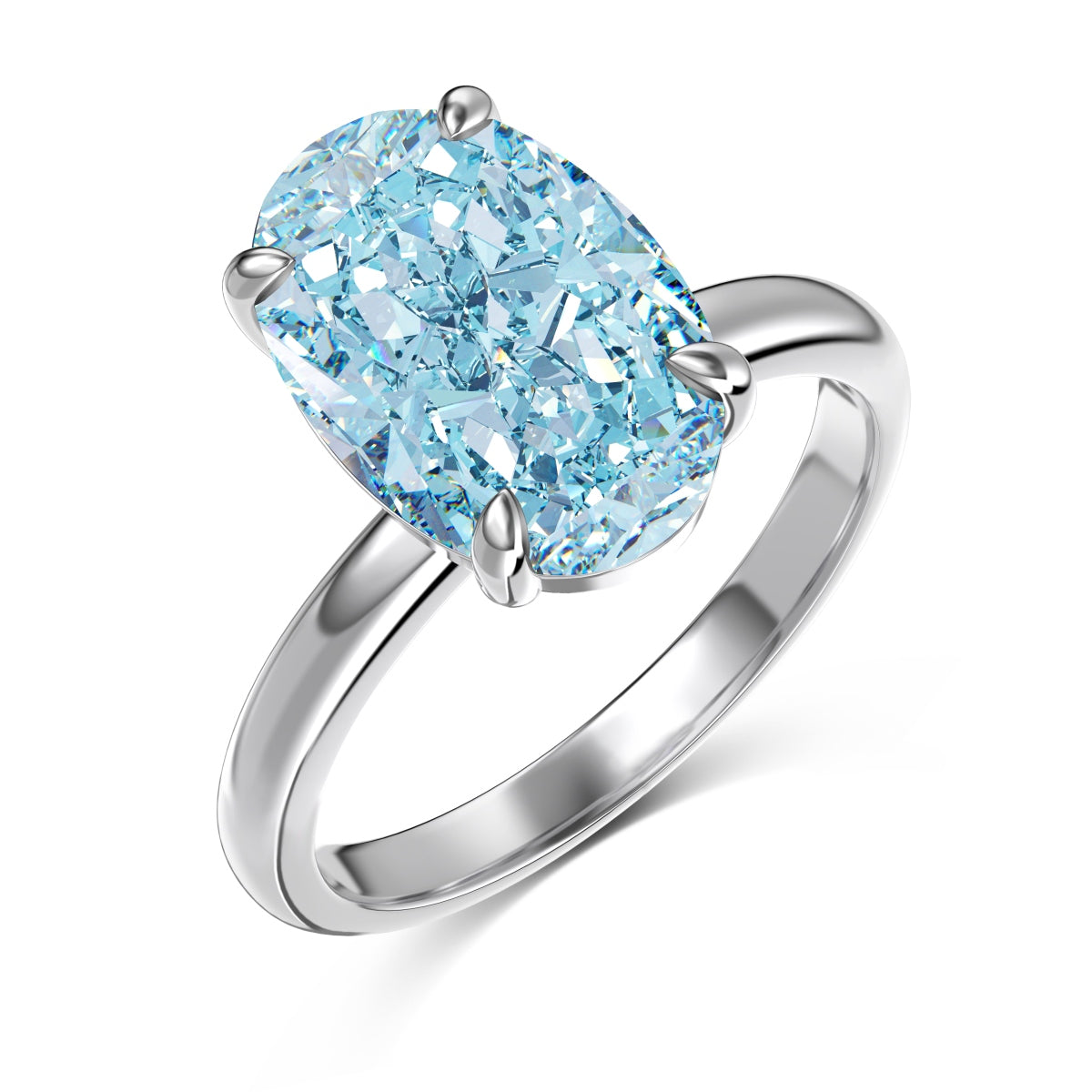 Blue Oval Ring