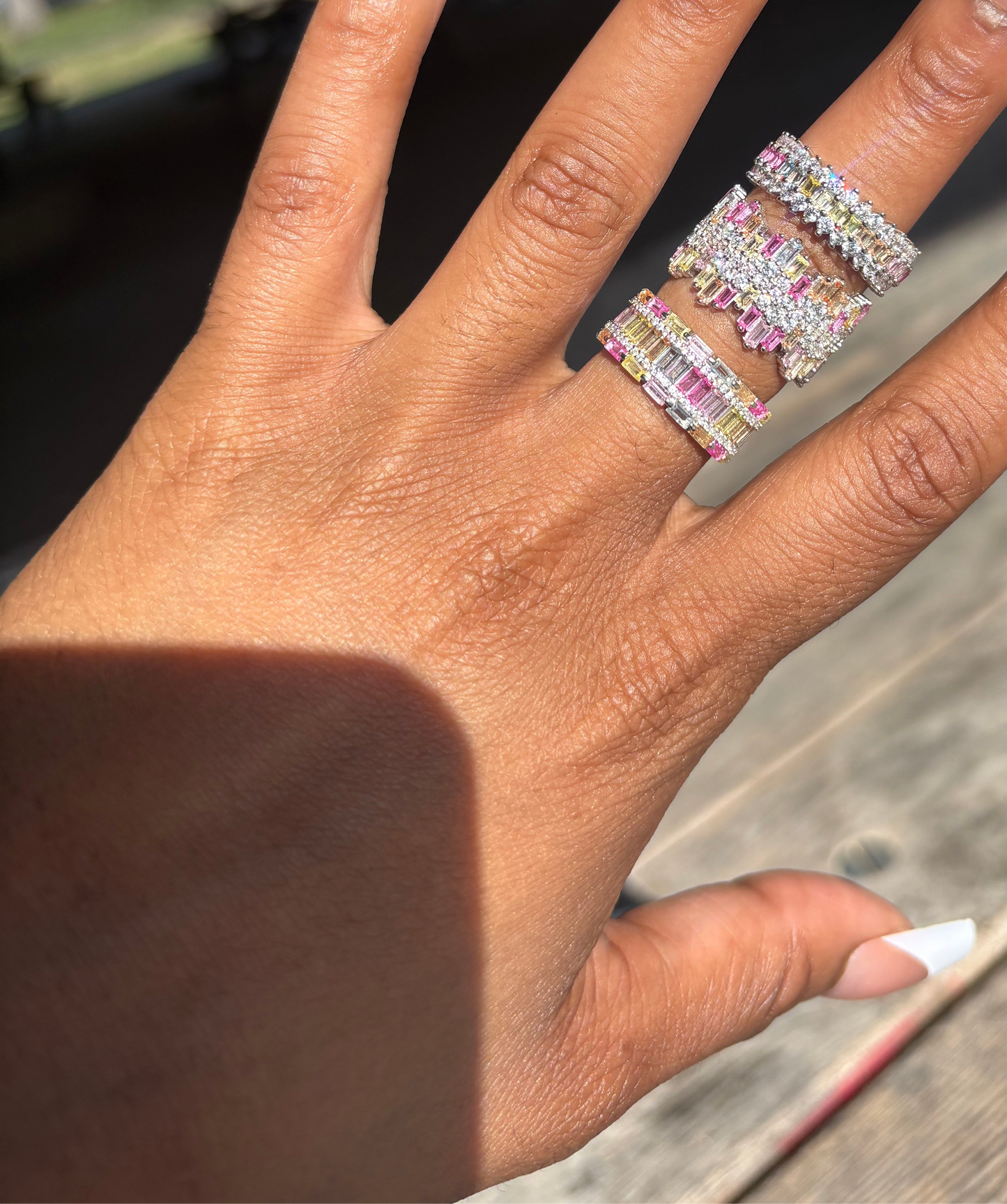 Rainbow Cluster Ring