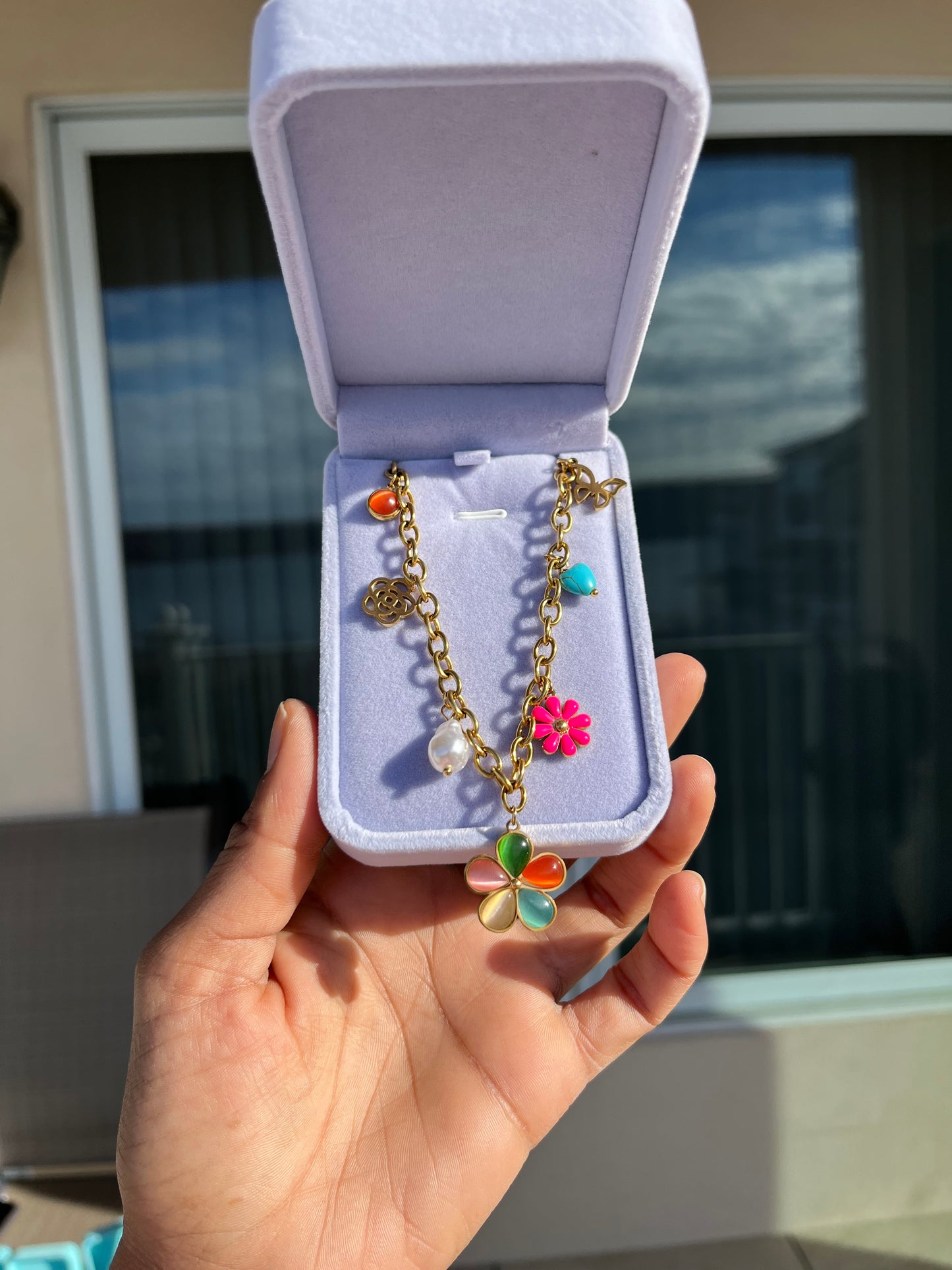 Flower Boom Necklace