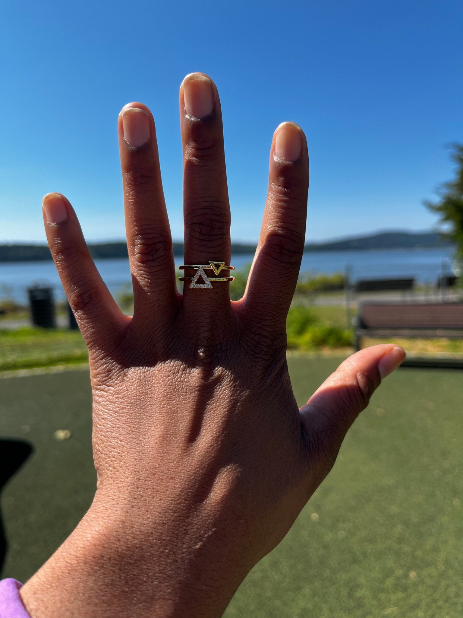 Bermuda Triangle Ring - Charmed In Fashion