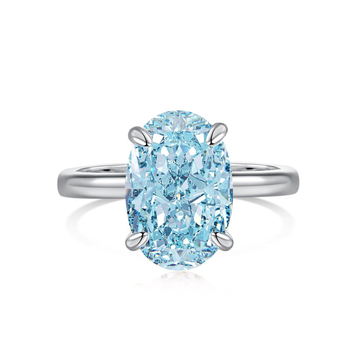 Blue Oval Ring - Charmed In Fashion