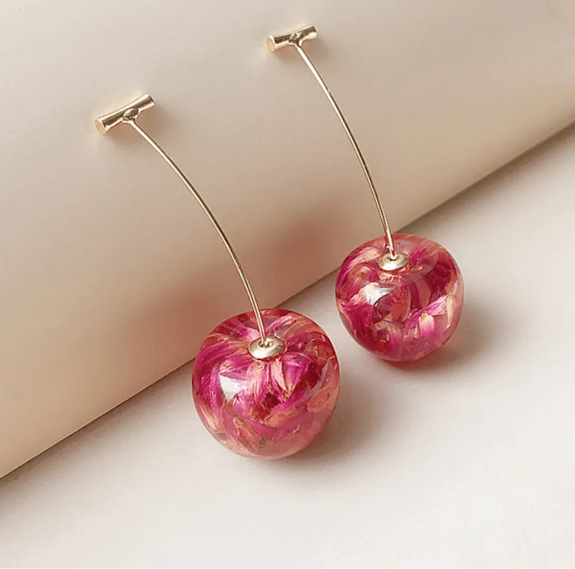 Cherry Drop Earrings - Charmed In Fashion