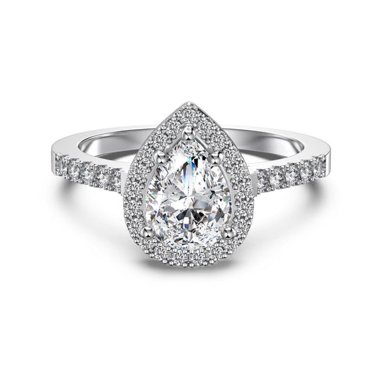 Duchesse Pear Ring - Charmed In Fashion