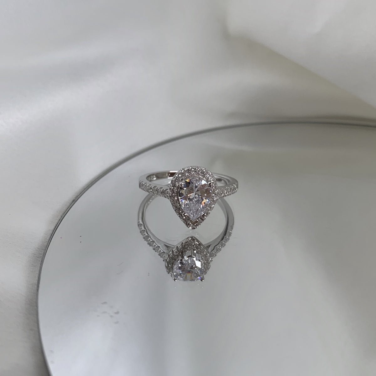 Duchesse Pear Ring - Charmed In Fashion