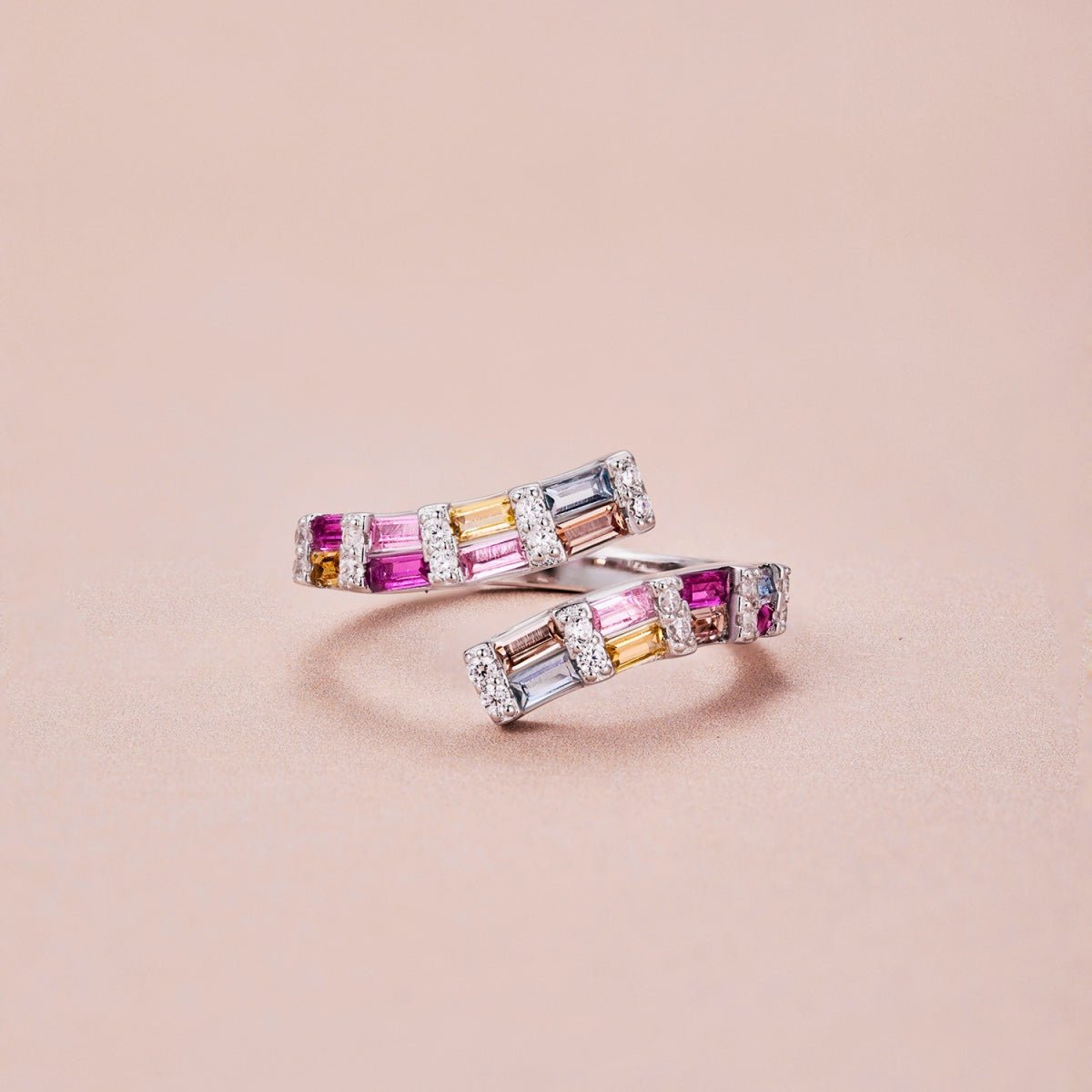 Rainbow Love Ring - Charmed In Fashion
