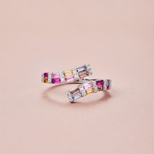 Rainbow Love Ring - Charmed In Fashion