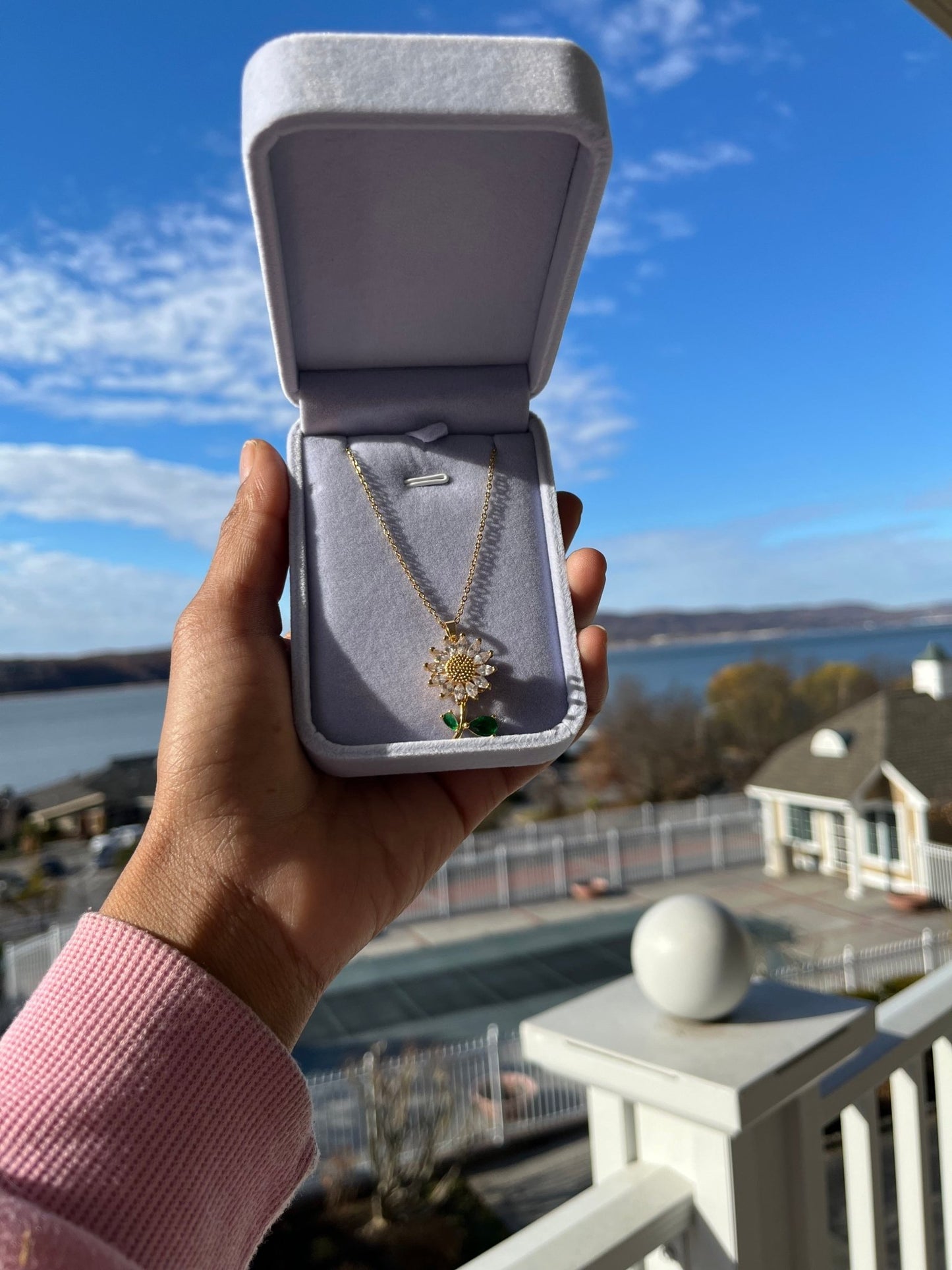 Sunflower Necklace - Charmed In Fashion