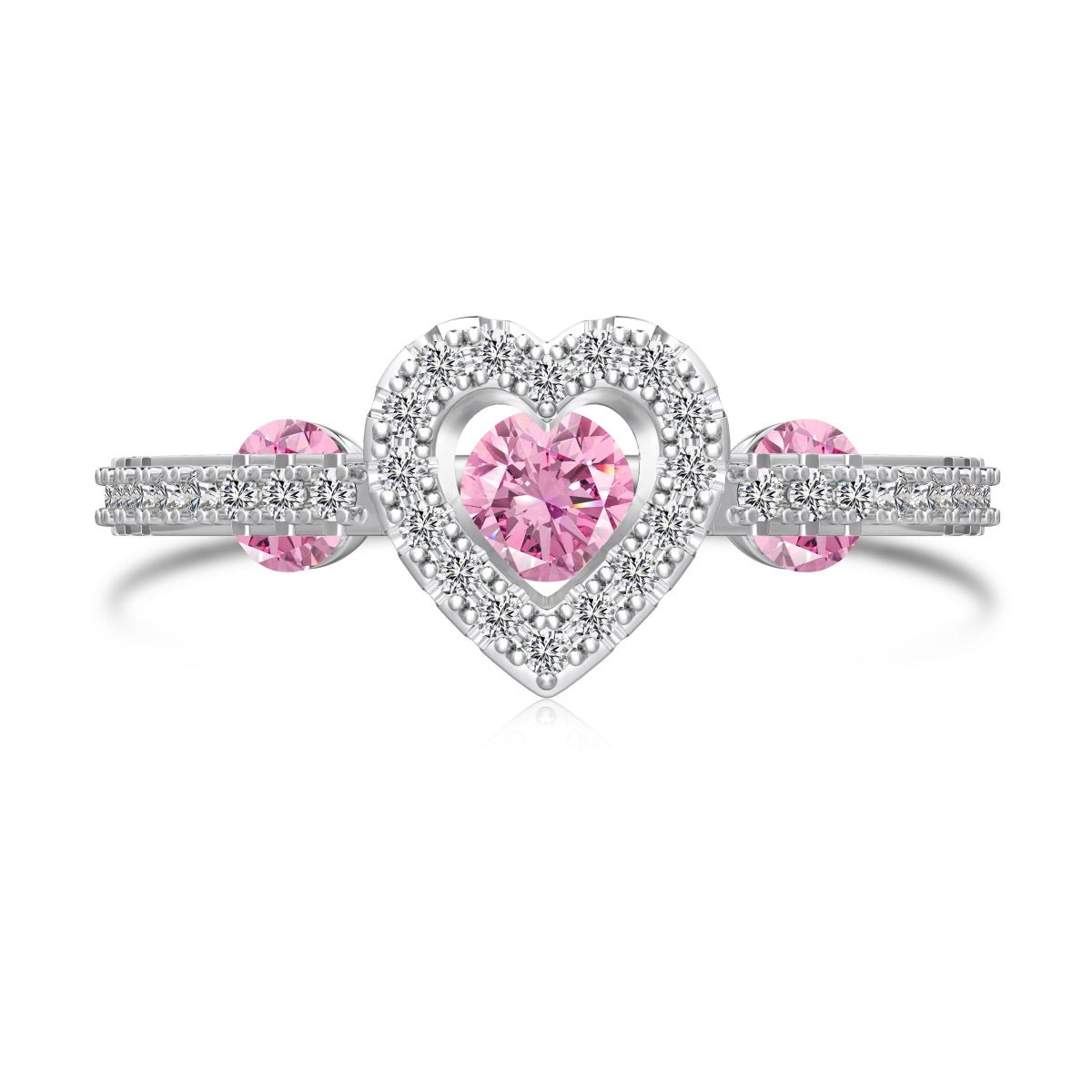 Sweetheart Halo Ring - Charmed In Fashion