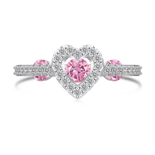 Sweetheart Halo Ring - Charmed In Fashion